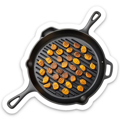 Grill pan sticker