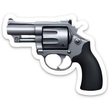 Gothic looking Revolver  sticker
