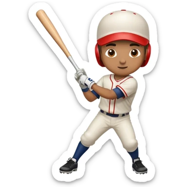 Emoji of someone playing baseball  sticker