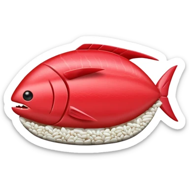 tuna sushi sticker