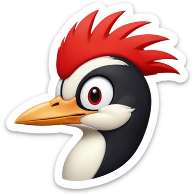 Woody woodpecker sticker