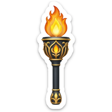 Wall Mounted Torch sticker