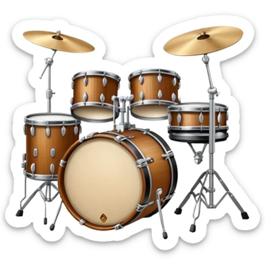 Drum Set sticker