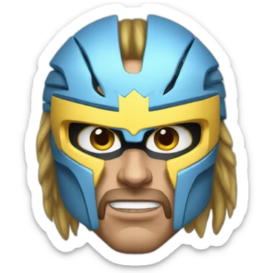 ultimate warrior sticker