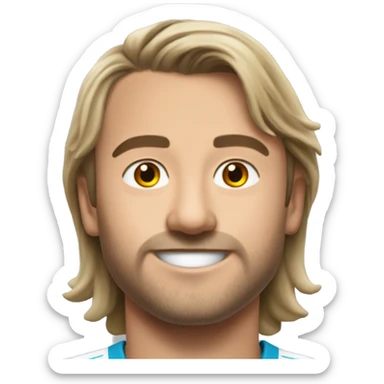 daniil medvdev in the australian open 2024 sticker