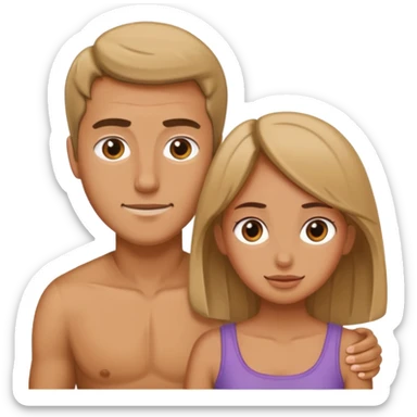 Guy bending girl over  sticker