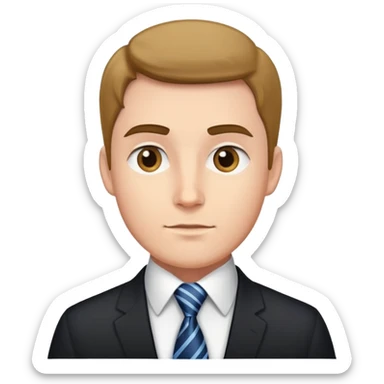 tie man conservative sticker