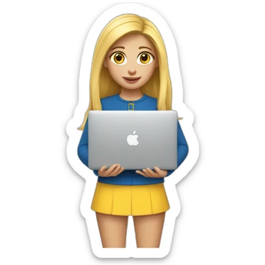 swedish-girl-with-macbook sticker