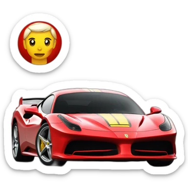 scuderia ferrari  sticker