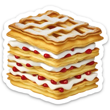 mille feuilles sticker