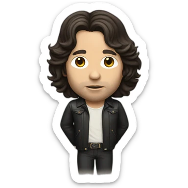 jim morrison sticker