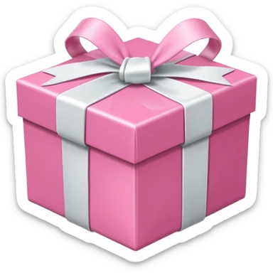 pink GIFTS BOX sticker