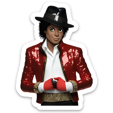 michael jackson sticker