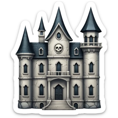 white haunted mansion sticker