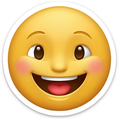 Laugh emoji sticker