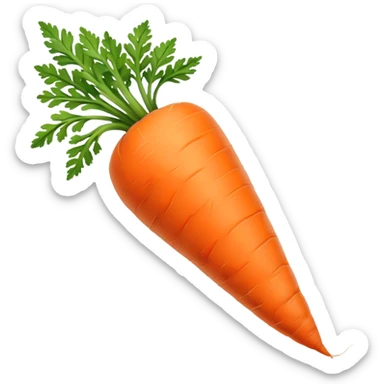 Carrot sticker