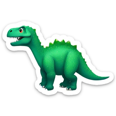 Dinosaur wearing a Christmas jumper  sticker