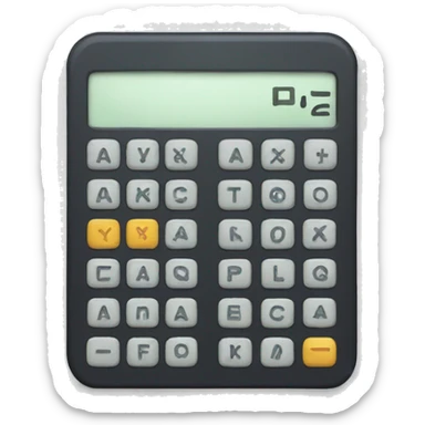 scientific calculator sticker