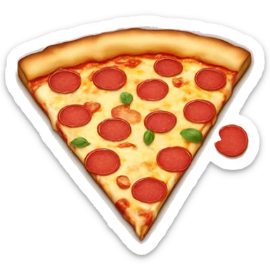 Pizza box sticker