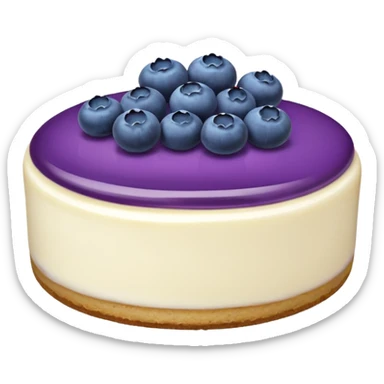 Blueberry cheesecake sticker