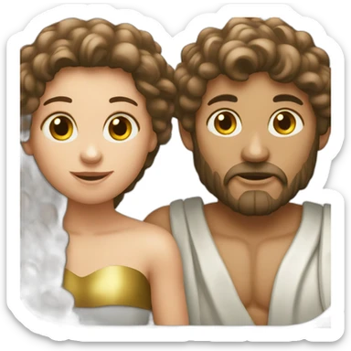 bible adam and eve sticker