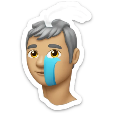 sivler-surfer-surfing sticker