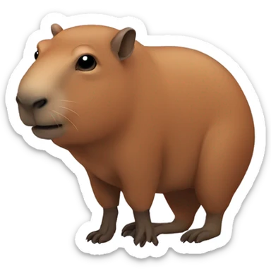 A capibara  sticker