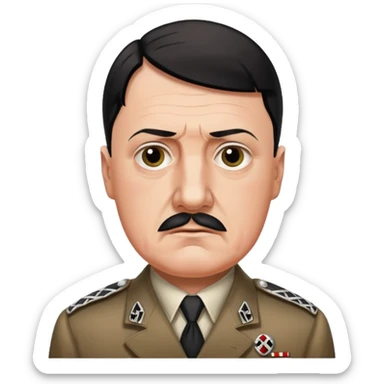 Adolph Hitler nazi sticker