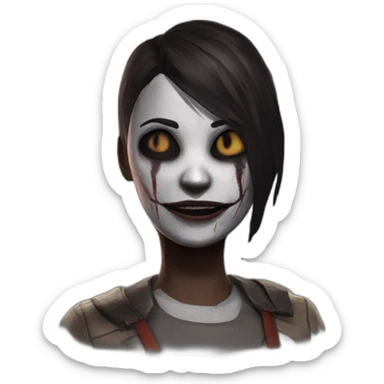 dead by daylight claudette sticker
