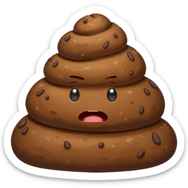 Create a poop sticker