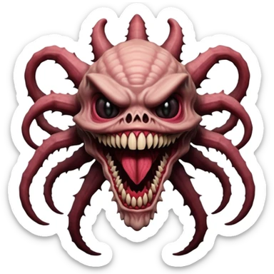 Demogorgon from stranger things sticker