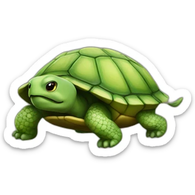 A turtle chains sticker