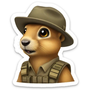Prairie dog call of duty  sticker
