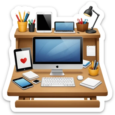 Work aesthetic  sticker