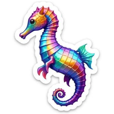 Seahorse - чтобы выглядил как настоящий эмодзи sticker