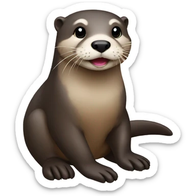 otter  sticker
