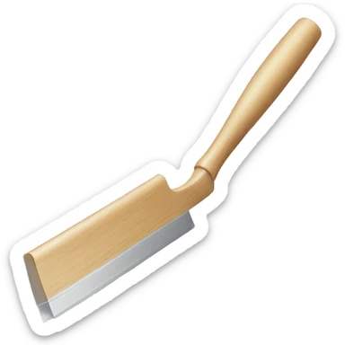squeegee with long wooden handle sticker