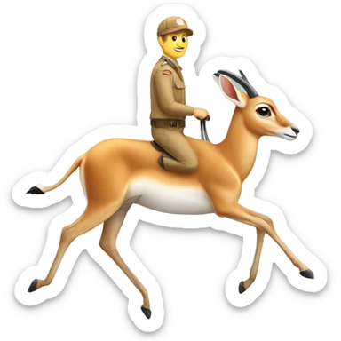 Gazelle with driver sticker