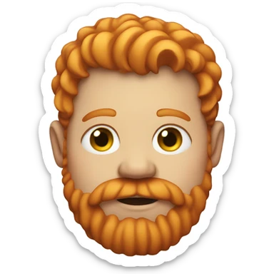 A fat ginger sticker