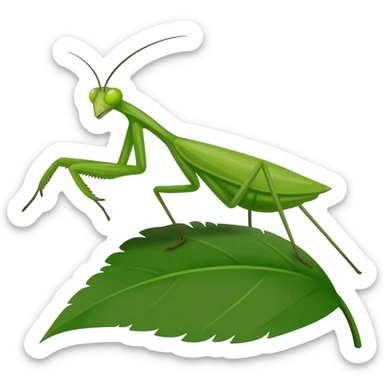 Praying mantis sticker