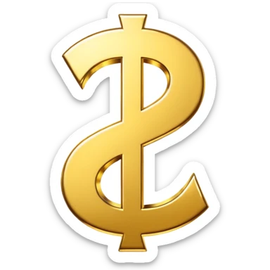 dinero money symbol sticker