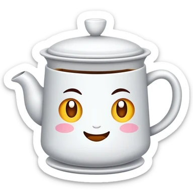 Şaşırmış kuru kafa sticker