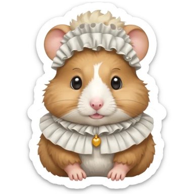 rococo fancy hamster sticker
