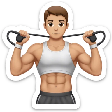 chest cable crossover sticker