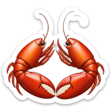 le homard je n'aime pas ça sticker
