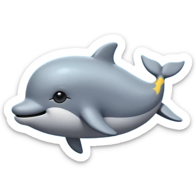 Trippy space background with vaquita  sticker