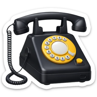 Phone hotline phone sticker