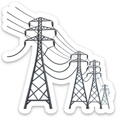 Power Lines sticker