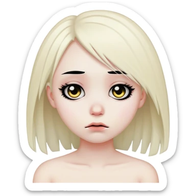 Sad Emo Gurl sticker