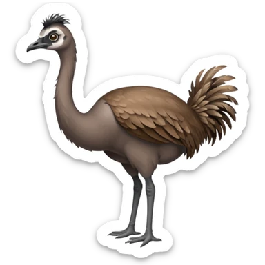 emu full body sticker